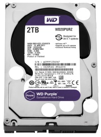 WD WD20PURZ Purple 2TB 64MB SATA3 6Gb/s HDD 7x24 Güvenlik Hard Diski 7/24 - 1